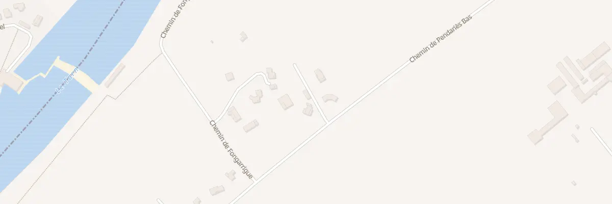 Plan du 303 Che de Pendaries Bas à Brens