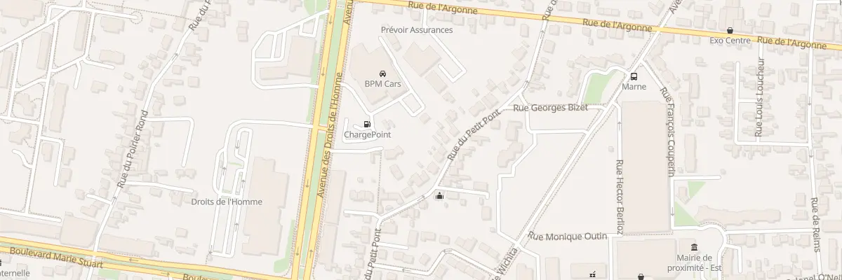 Plan du 21 Rue du Petit Pont à Orléans