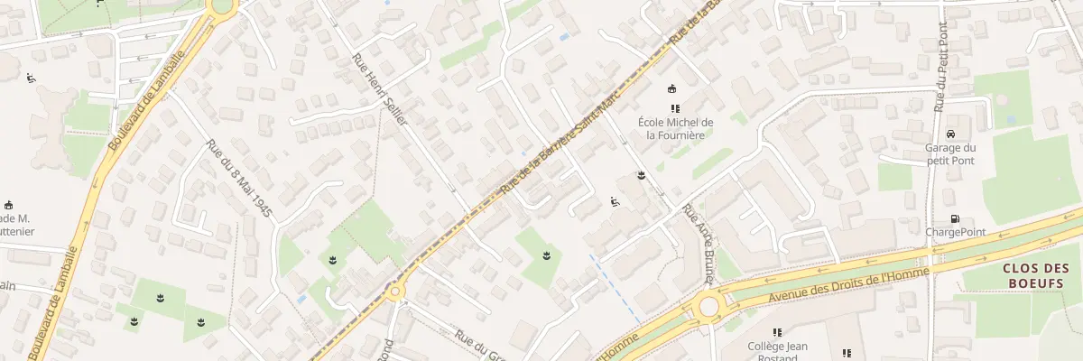 Plan du 68 Rue La Barriere Saint Marc à Orléans