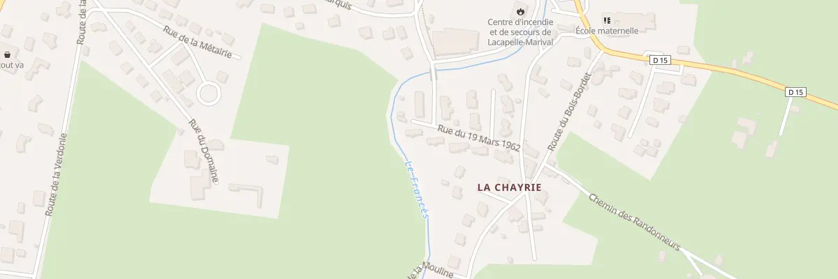 Plan du 76 Rue du 19 Mars 1962 à Lacapelle-Marival