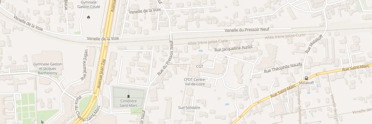Plan du 20B Rue du Pressoir Neuf à Orléans