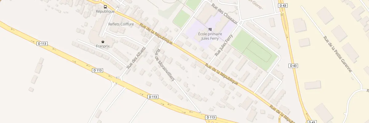Plan du 27 Rue de la République à Ecquevilly
