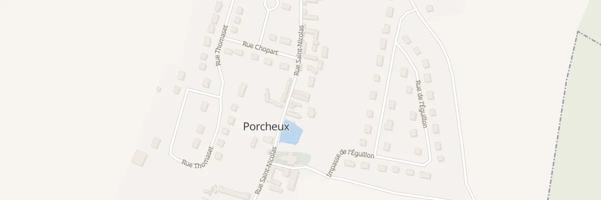Plan du 23 Rue Saint Nicolas à Porcheux