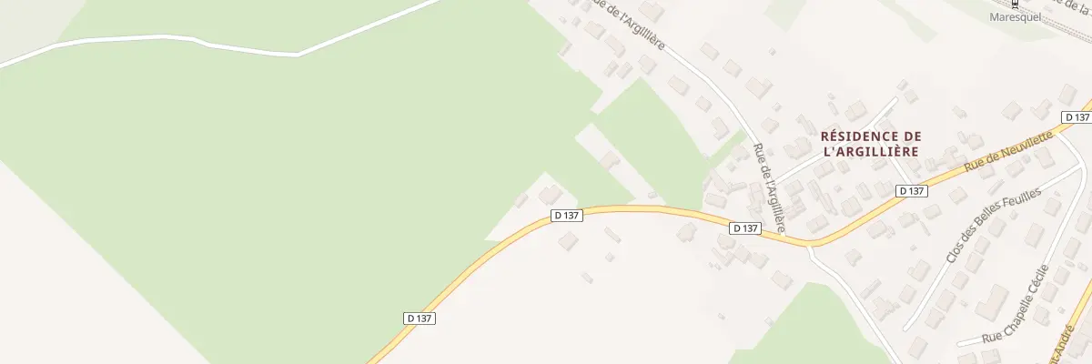 Plan du 526 Rue de Neuvilette à Maresquel-Ecquemicourt