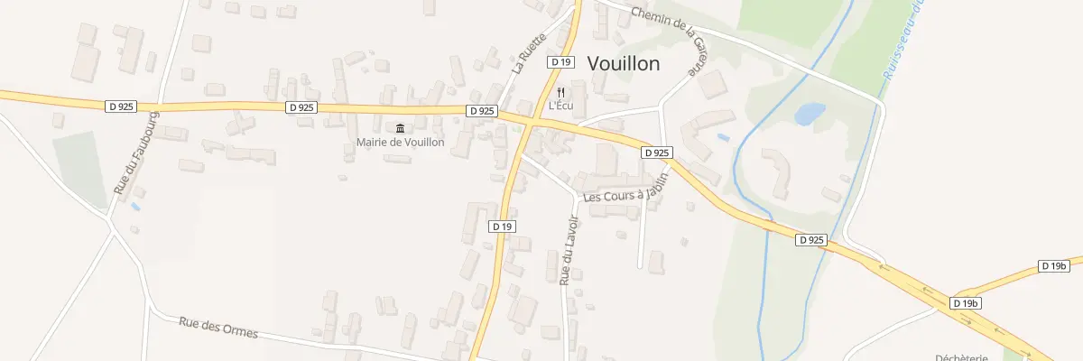 Plan du 5 Rte d’Ardentes à Vouillon