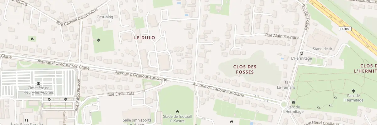 Plan du 31 Rue Emile Zola à Fleury-les-Aubrais