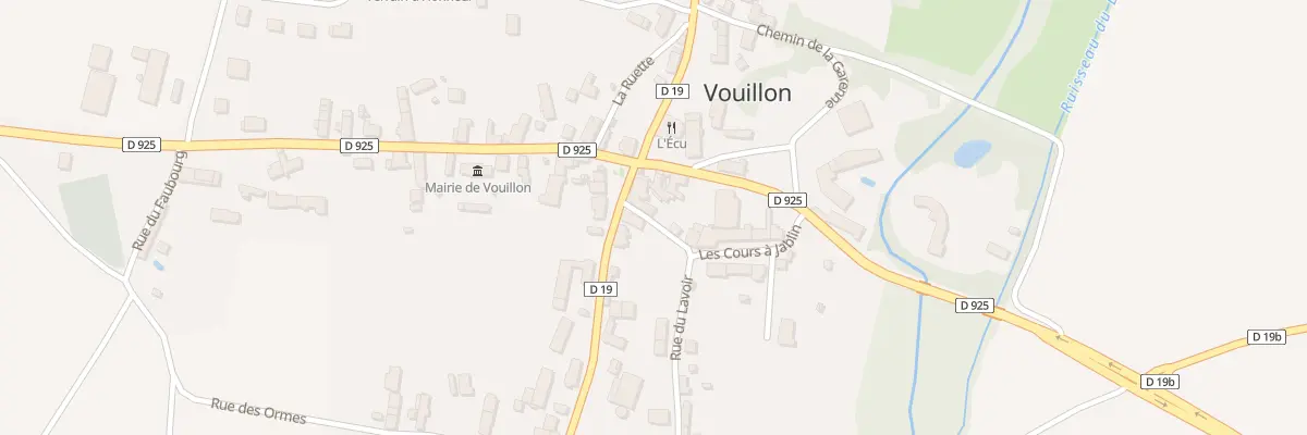 Plan du 3 Rte d’Ardentes à Vouillon