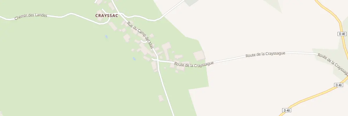 Plan du 5138 Crayssac à Saint-Laurent-les-Tours