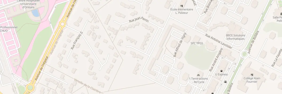 Plan du 20 Rue Antoine de Lavoisier à Orléans