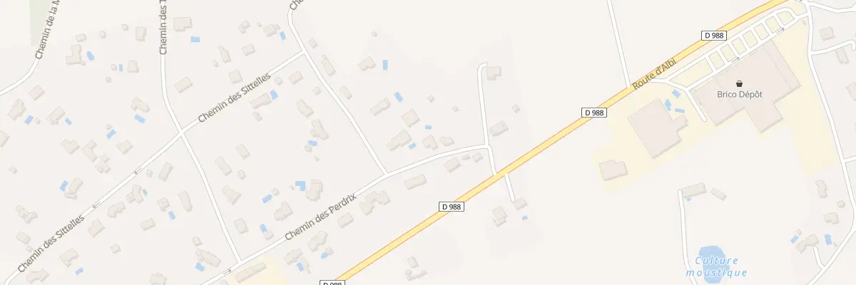 Plan du 41 Che des Perdrix à Gaillac