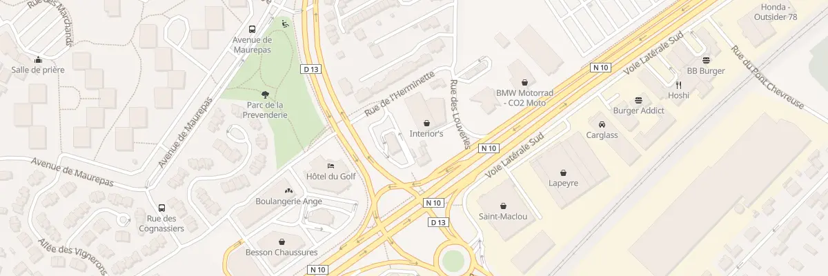 Plan du 112 Rte Nationale 10 à Coignières
