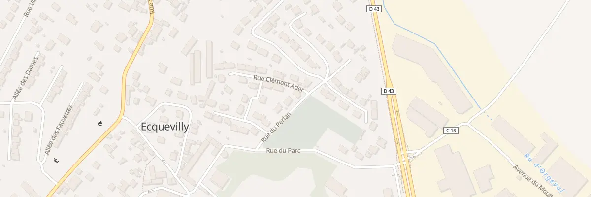 Plan du 2 Rue Clément Ader à Ecquevilly