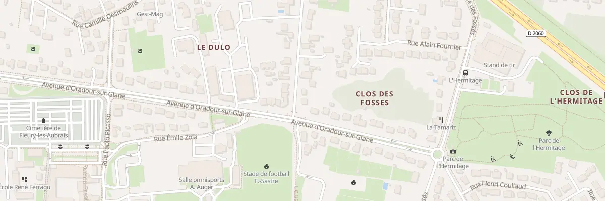 Plan du 42 Rue Emile Zola à Fleury-les-Aubrais