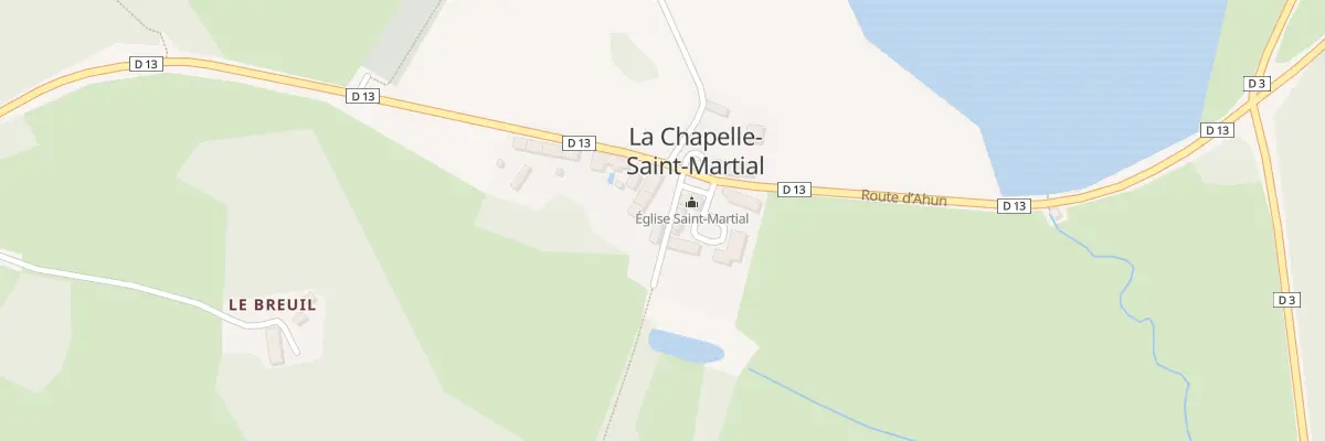 Plan du 5006 Le Bourg à La Chapelle-Saint-Martial