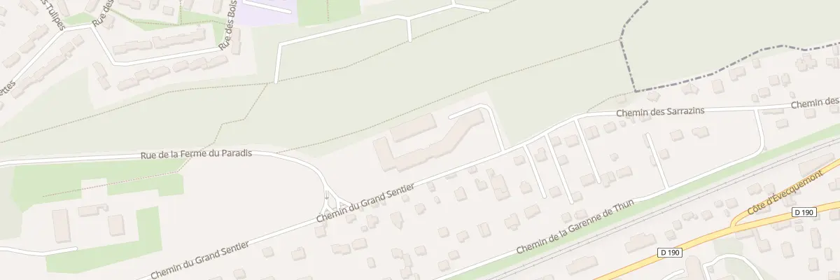 Plan du 7 All Sylvestre à Meulan-en-Yvelines
