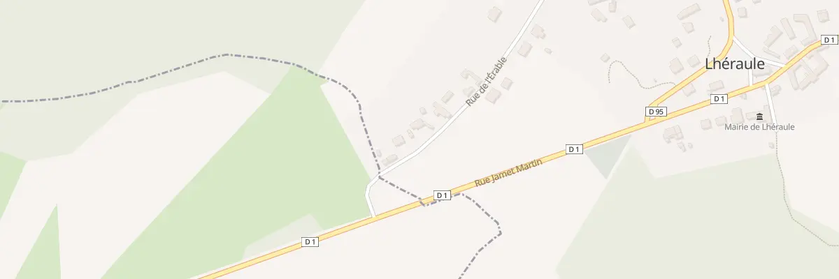 Plan du 18 Rue de l’Erable à Lhéraule