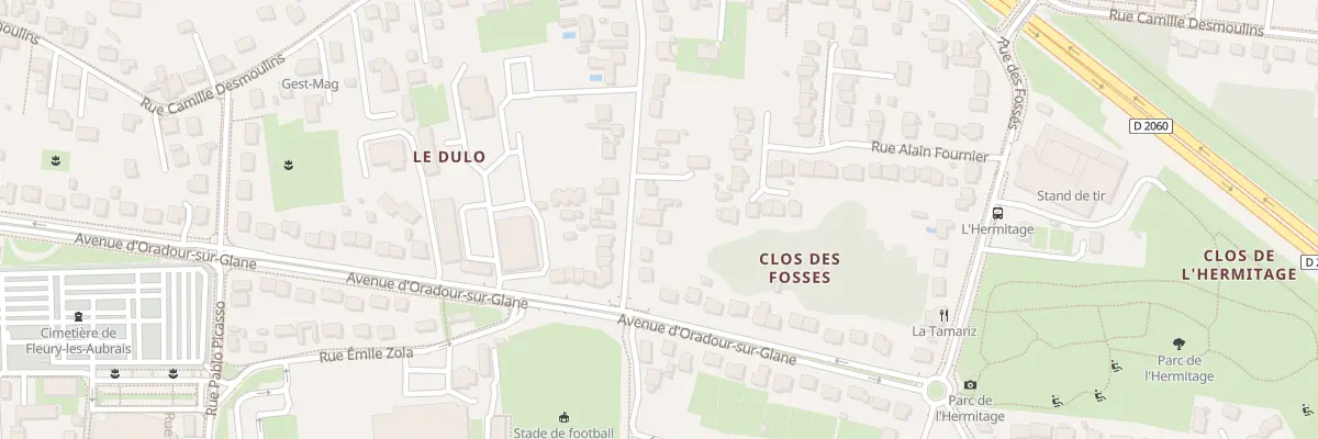 Plan du 46 Rue Emile Zola à Fleury-les-Aubrais