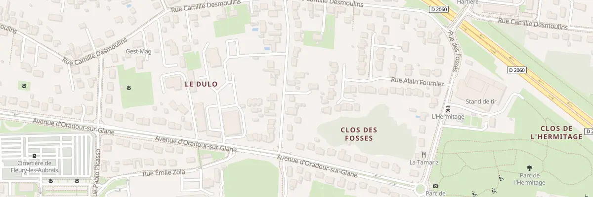 Plan du 48 Rue Emile Zola à Fleury-les-Aubrais