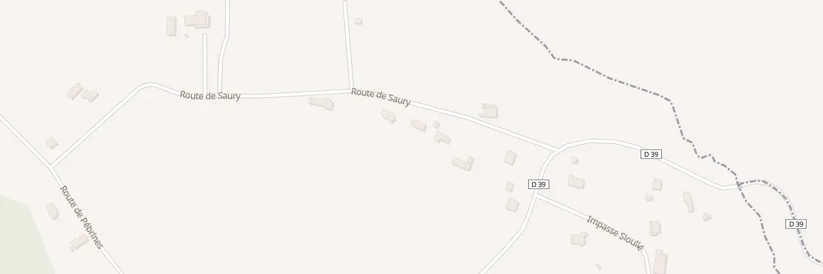 Plan du 510 Rte de Saury à Puybegon
