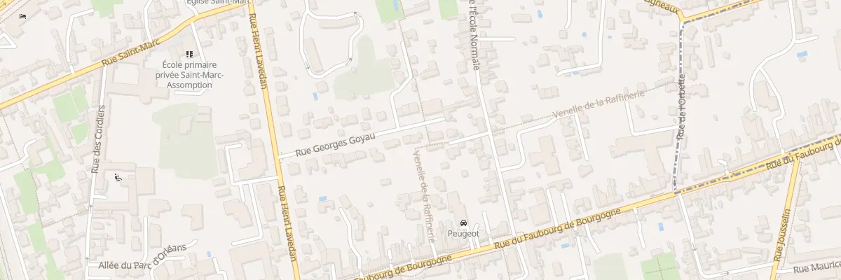 Plan du 18 Rue Georges Goyau à Orléans