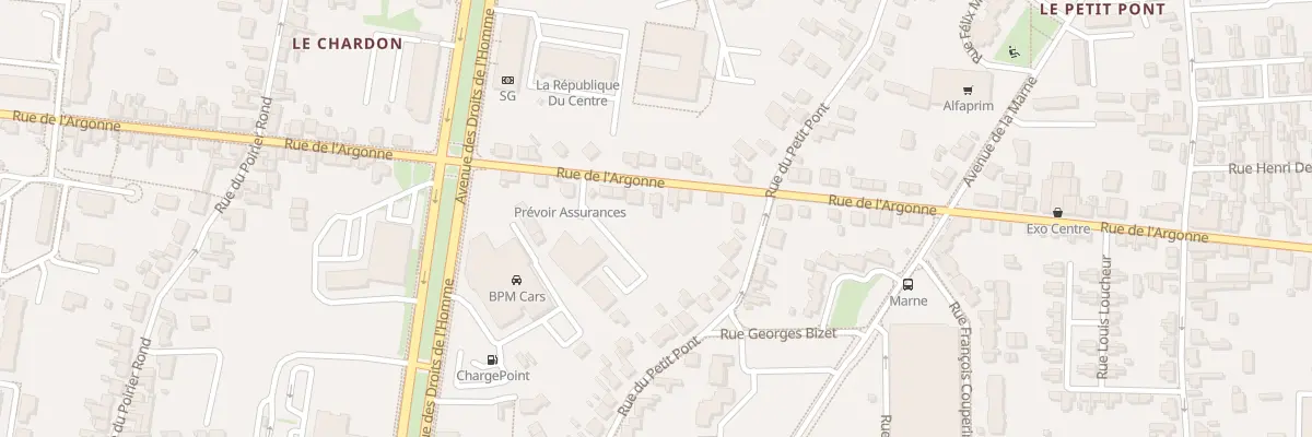 Plan du 80 Rue de l’Argonne à Orléans