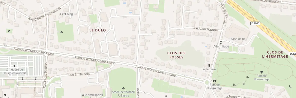 Plan du 44B Rue Emile Zola à Fleury-les-Aubrais