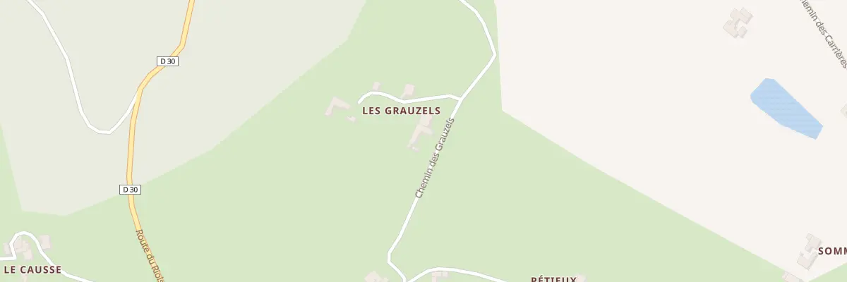 Plan du 5134 Les Grauzels à Saint-Martin-Laguépie