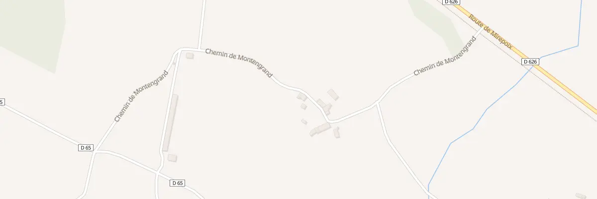 Plan du 68 Bourdette à Roumengoux