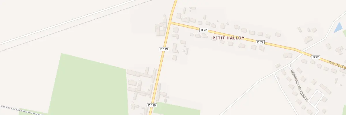 Plan du 5T Rue de Briot (Petit Halloy ) à Halloy