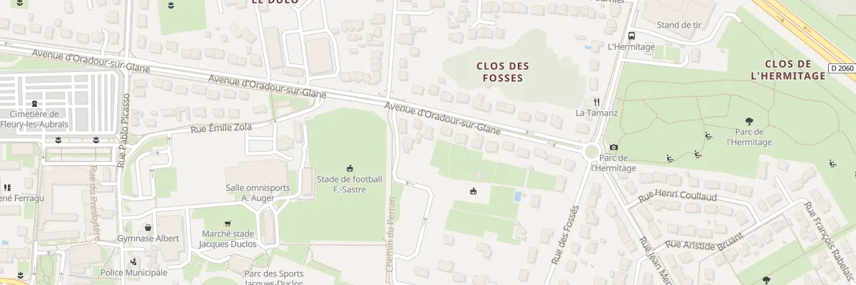 Plan du 19 Av d’Oradour-Sur-Glane à Fleury-les-Aubrais