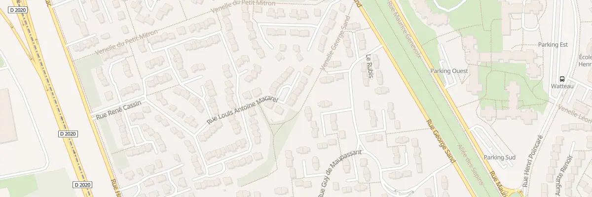 Plan du 16 Rue Louis Antoine Macarel à Orléans