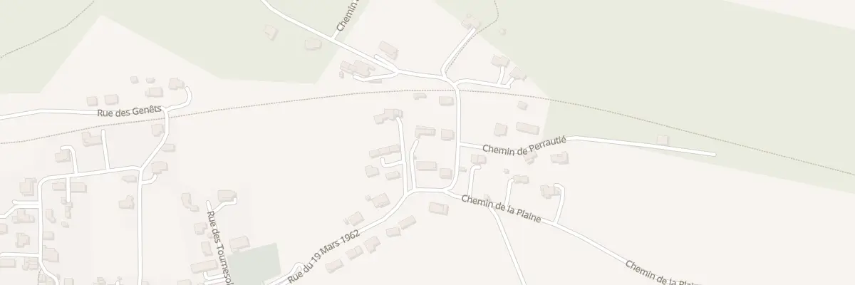 Plan du 23 Rue du 19 Mars 1962 au Peyrat