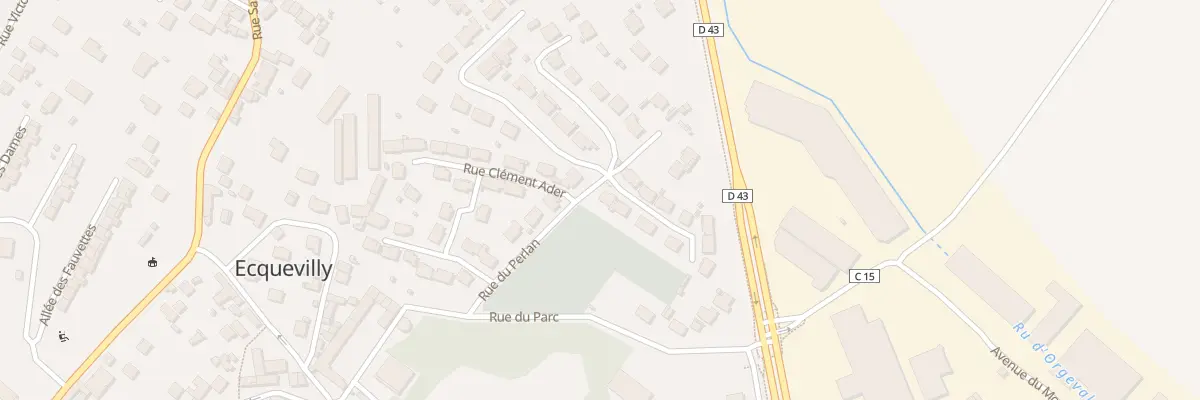 Plan du 2 Rue Jean Mermoz à Ecquevilly