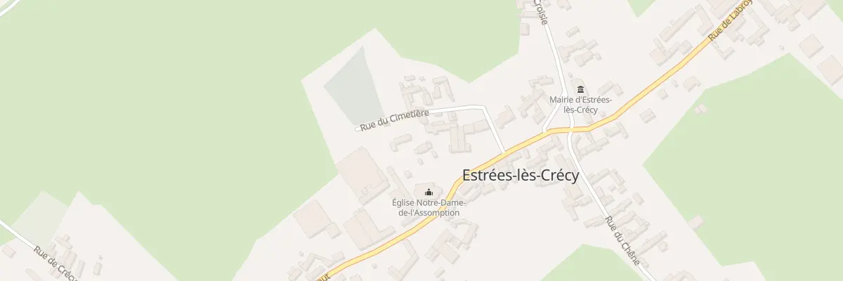 Plan du 6 Rue d’en haut à Estrées-lès-Crécy