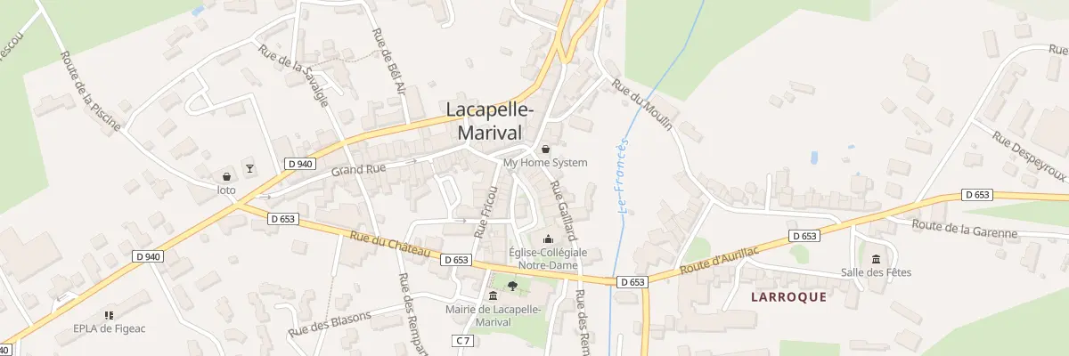 Plan du 5149F Pl du Fort à Lacapelle-Marival