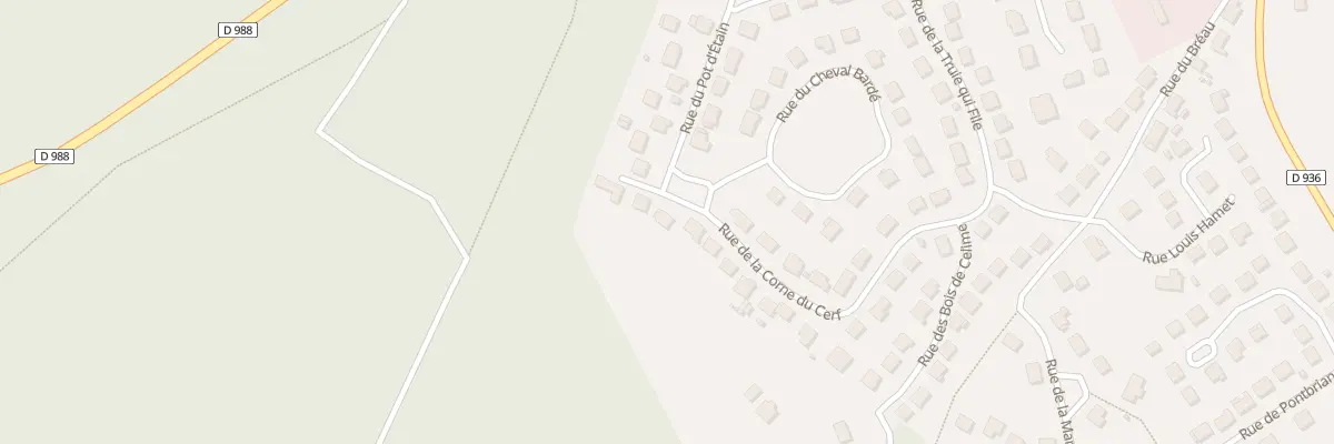Plan du 2 Rue de la Corne du Cerf à Saint-Arnoult-en-Yvelines