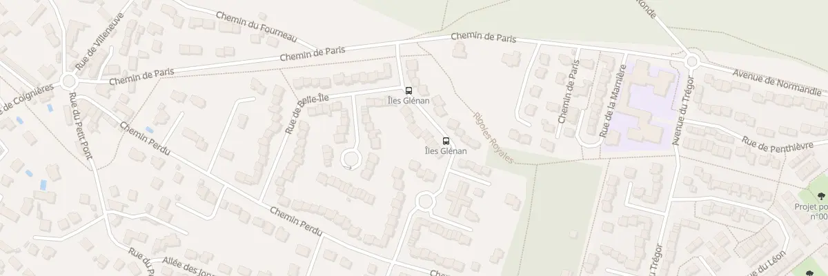 Plan du 33 Rue des Iles Glénan à Maurepas