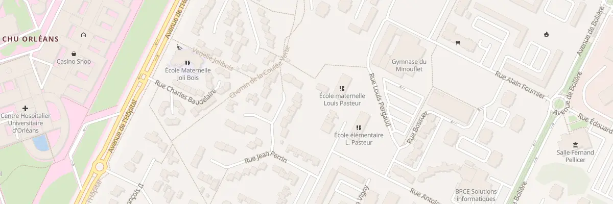 Plan du 14 Rue Michaël Faraday à Orléans