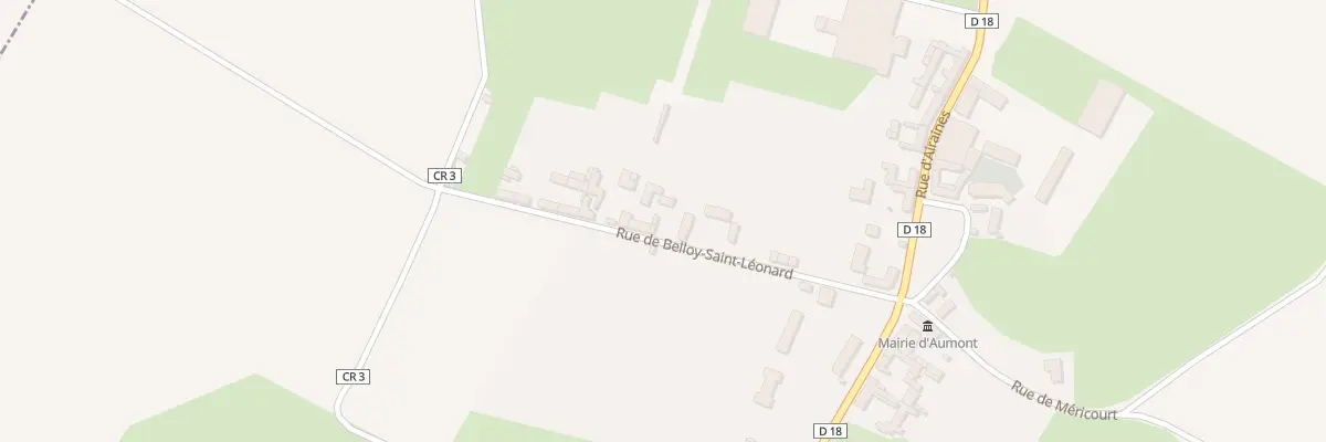 Plan du 6 Rue de Belloy St Leonard à Aumont