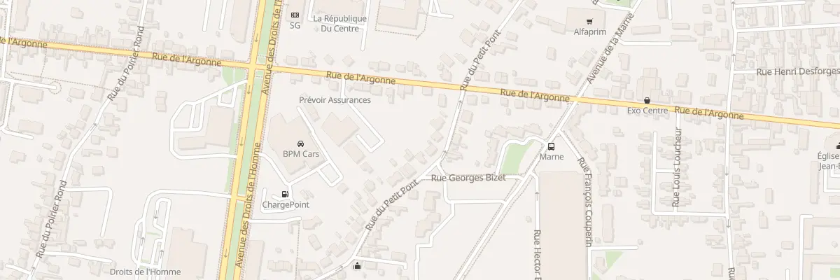 Plan du 37B Rue du Petit Pont à Orléans
