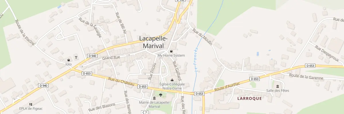 Plan du 5164 Rue Gaillard à Laburgade