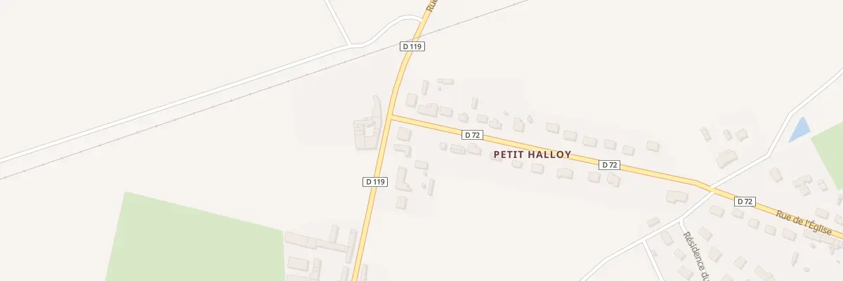 Plan du 3 Rue de Briot (Petit Halloy ) à Halloy