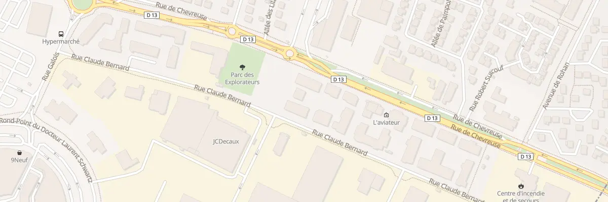 Plan du 18 Rue Claude Bernard à Maurepas