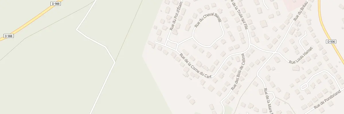 Plan du 4 Rue de la Corne du Cerf à Saint-Arnoult-en-Yvelines