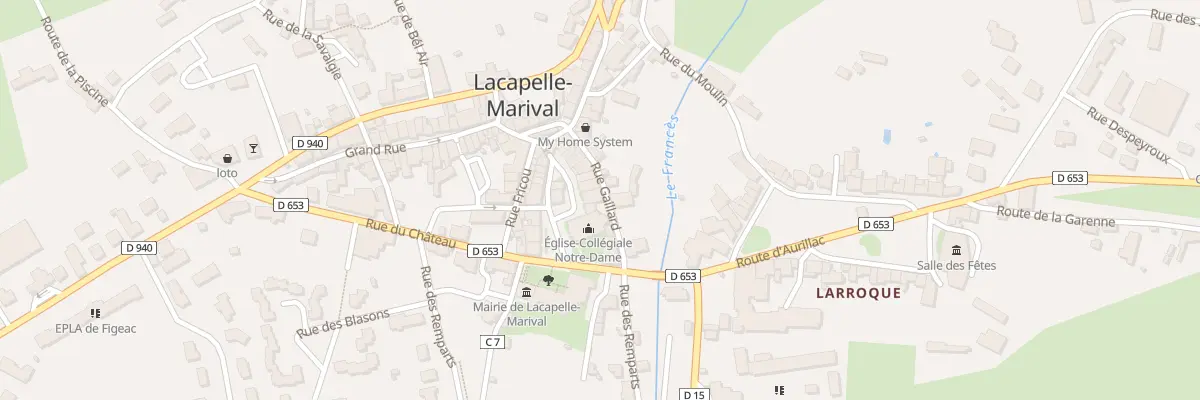Plan du 5158 Rue Gaillard à Lacapelle-Marival