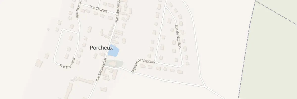 Plan du 16 Rue de l’Eguillon à Porcheux