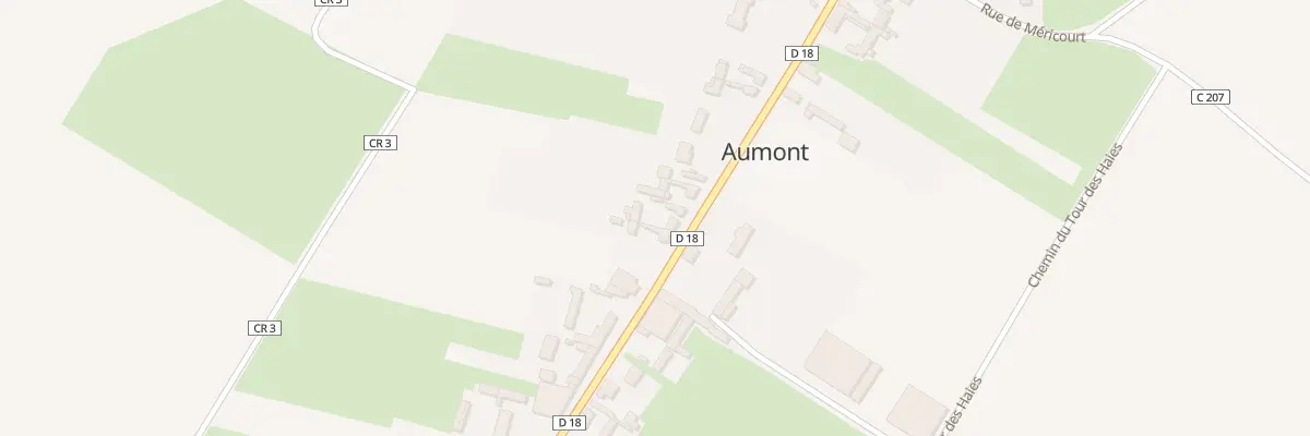Plan du 18 Rue d’Hornoy à Aumont