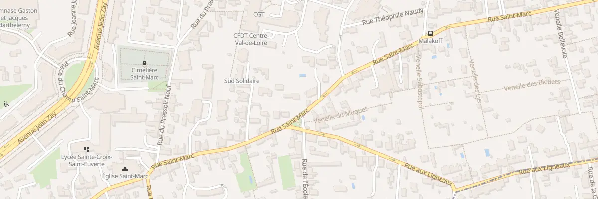 Plan du 63 Rue St Marc à Orléans