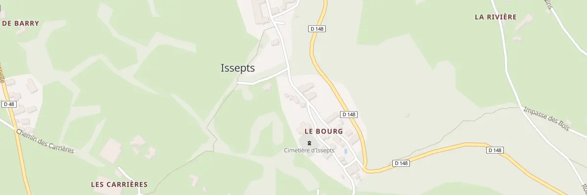 Plan du 5009 Issepts à Issepts
