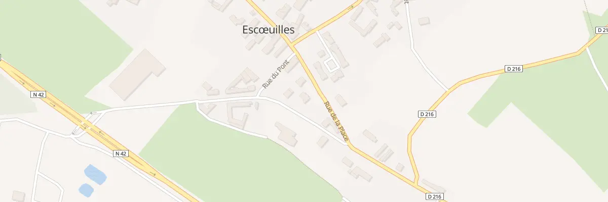 Plan du 3 Rue de la Place à Escœuilles